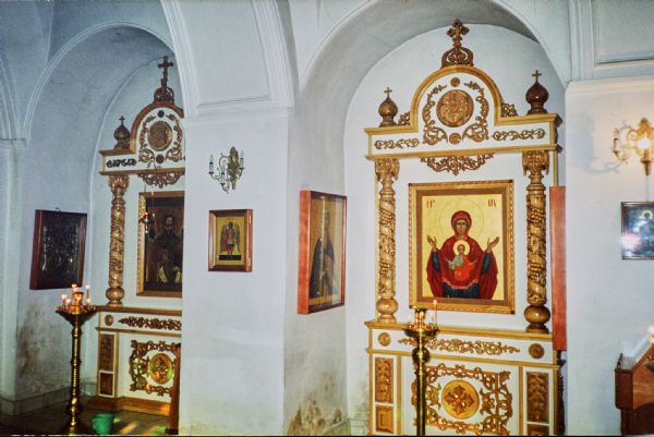 2002 г. Архангельский придел Богоявленского собора.