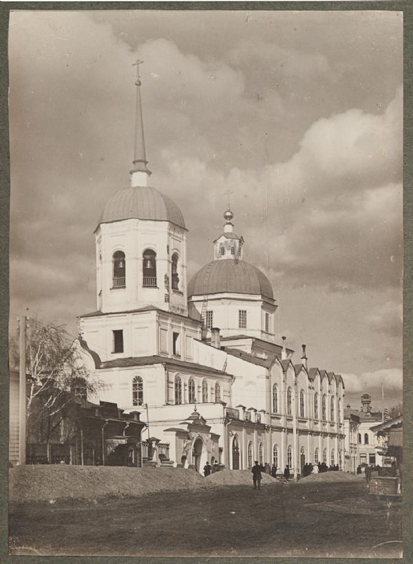 Богоявленский собор.<br>Альбом Кекина В., томского велогонщика.  1920гг. Фото из фондов ТОКМ.